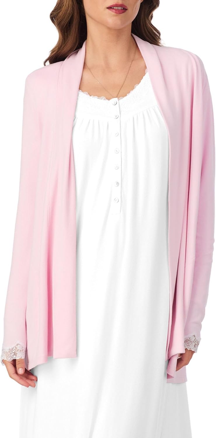 Eileen West Wrap for Women - Soft and Cozy Dream Sweater Knit Sleep or Lounge Cardigan