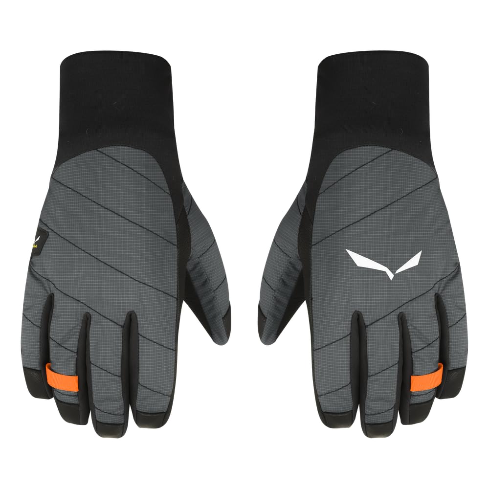 Salewa Guanti da Uomo Ortles Tirolwool Responsive, Neri, 7/​S