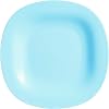 Luminarc Carine Square 18pc Opal Glass Dinner Set Dinnerware Tableware Plates (6X Dessert Plates, Turquoise)