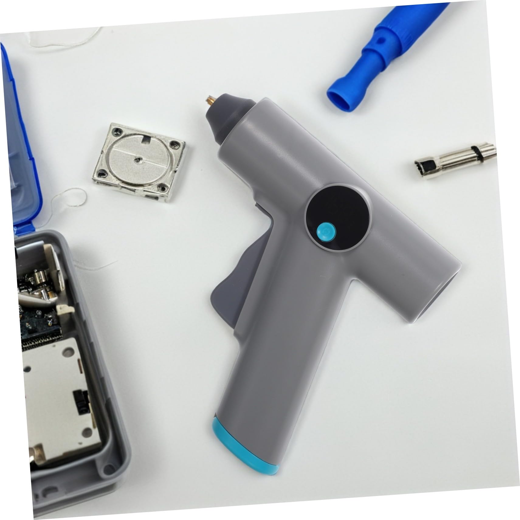 VALICLUD Pistolet à Colle Thermofusible Rechargeable avec Écran Numérique Bâtons de Colle Inclus pour Loisirs Créatifs Bricolage et Réparations