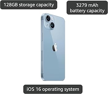Amazon.com: Apple iPhone 14 (Renewed), 128GB, Blue - Unlocked Amazon.com: Apple iPhone 14 (Renewed), 128GB, Blue - Unlocked