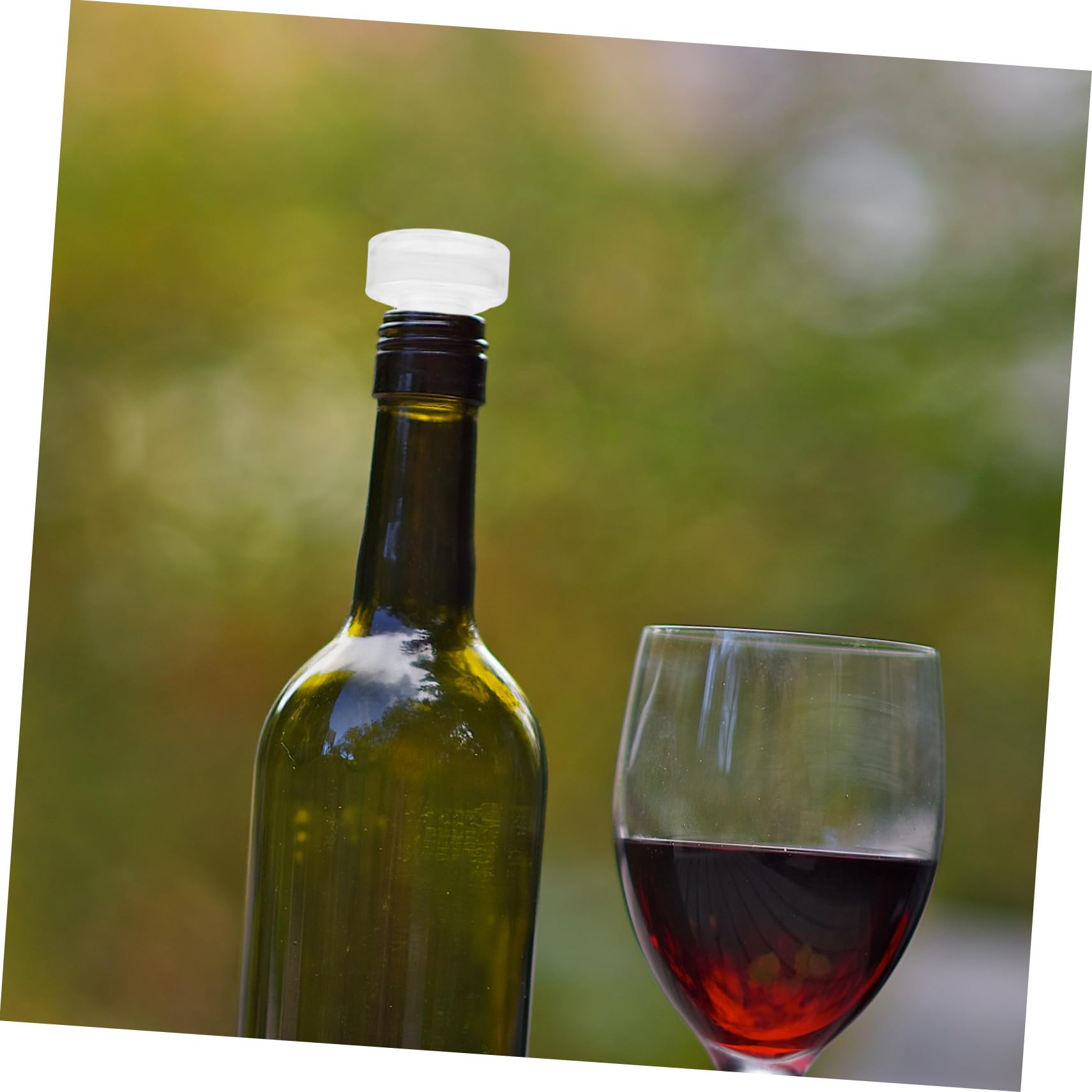 TOYANDONA 10 Pezzi Tappi per Bottiglia Vino Forma T in Vetro Riutilizzabili Tappi Ermetici per Bottiglie e Bicchieri Mantiene Intatto Il Gusto di Bevande Compatibili con Vini e Birre
