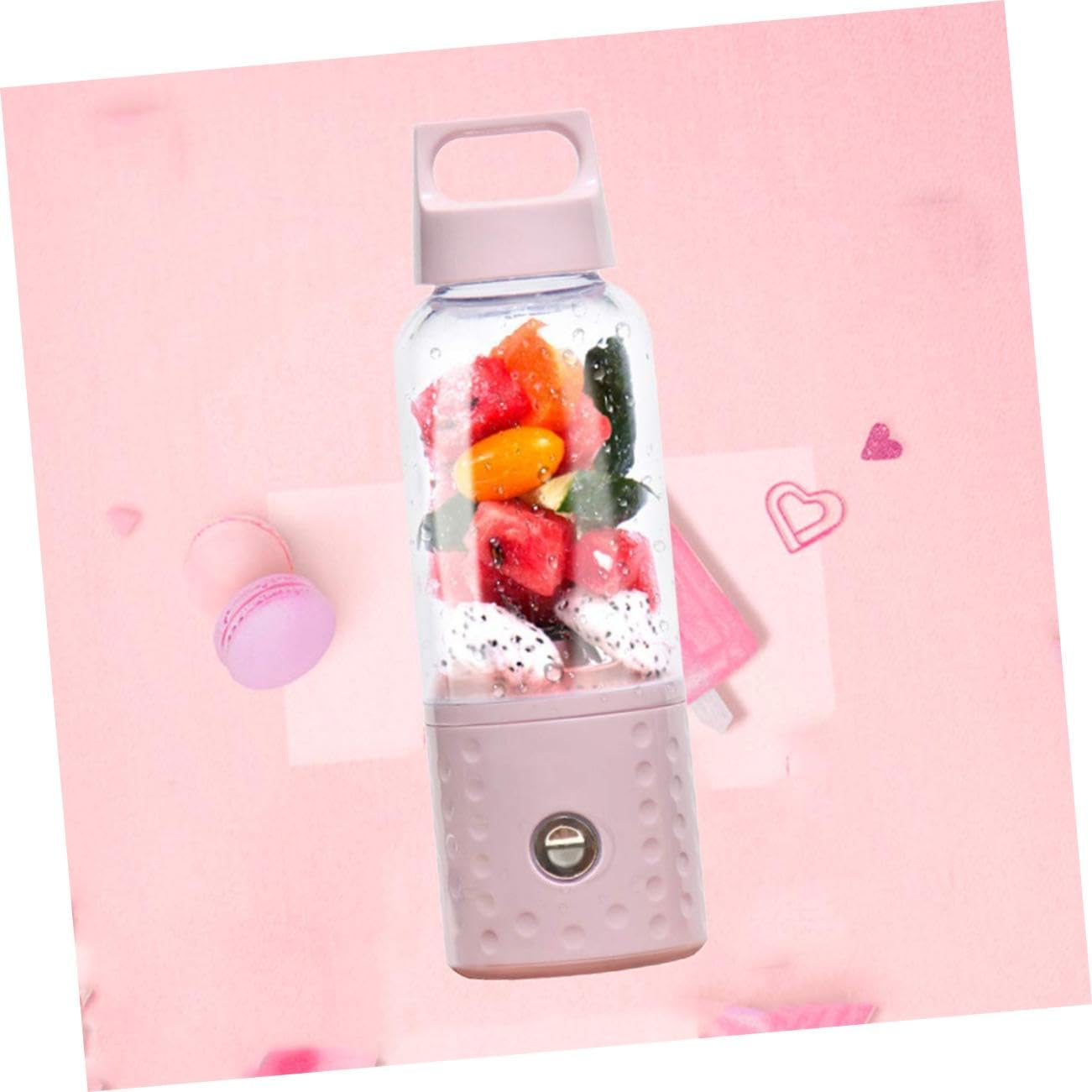 COLLBATH Juice Cup 500ml Mini Juicer Blender Portable Juice Maker Small Fruit Squeezer Extractor