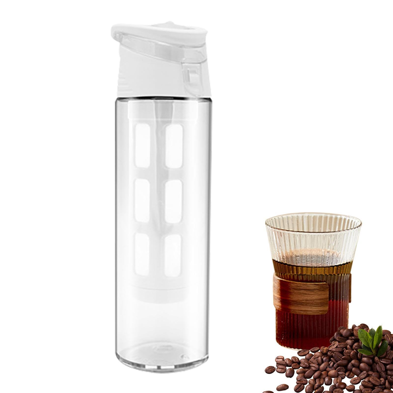 Higyee 1 Cold Brew Coffee Maker - Portable Coffee Cold Brew Pot | 550Ml Portable Iced Coffee Cold Brew Cup | Leakproof Cold Brew Travel Mug With Airtight Lid And Mesh Filter