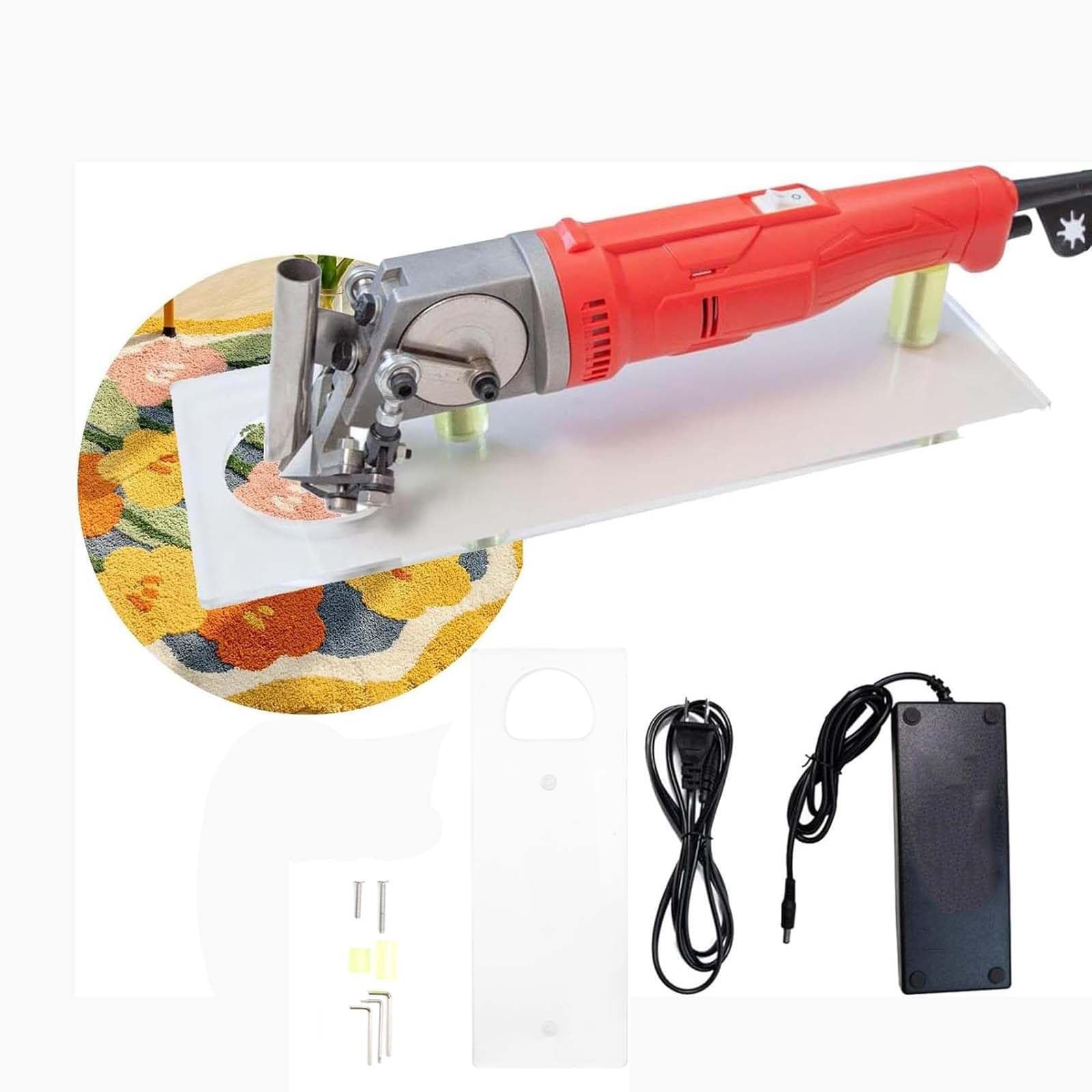 Recortadora de alfombras de mechones 120W para tufting y máquina de tallado textil