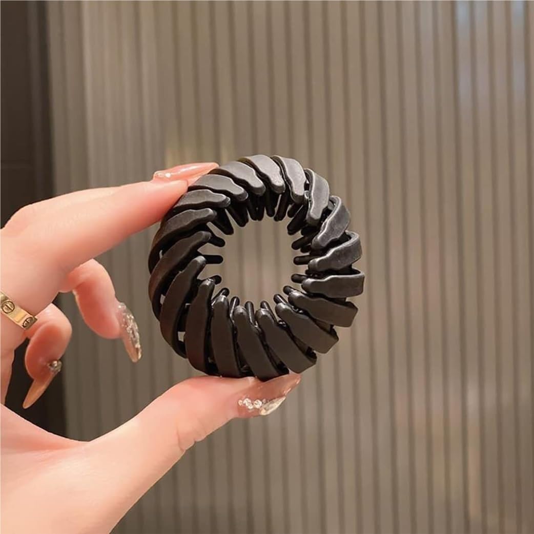 Pettine Capelli 4 Fermagli Per Capelli Con Nido Di Uccello Opaco, Morsetti Per Artigli Per Chignon, Fermagli Per Chignon, Porta Di Cavallo Espandibile Accessori Capelli