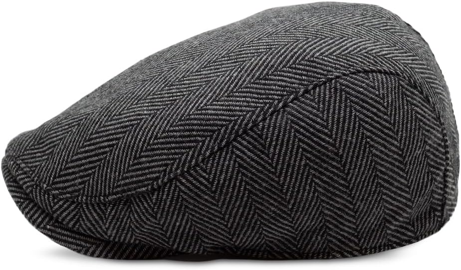 The Original UFC Single Panel Boston Scally Cap - Flat Cap Fitted Hat for Men - Grey - Image 5