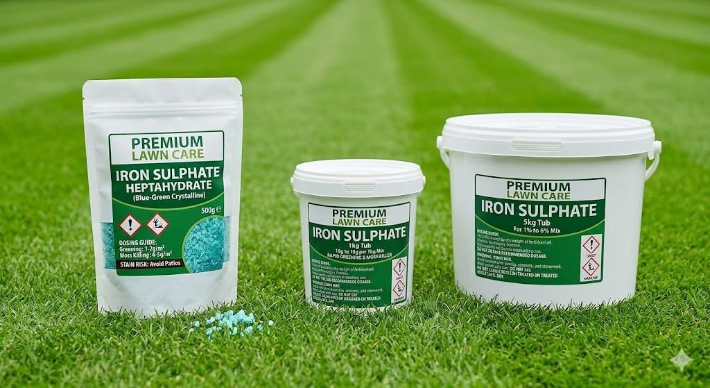 500g Iron Sulphate heptahydrate 99%★pure Moss killer★LAWN FERTILISER★LAWN GREEN★Make sure to checkout with minerals-water to get what's on the picture★