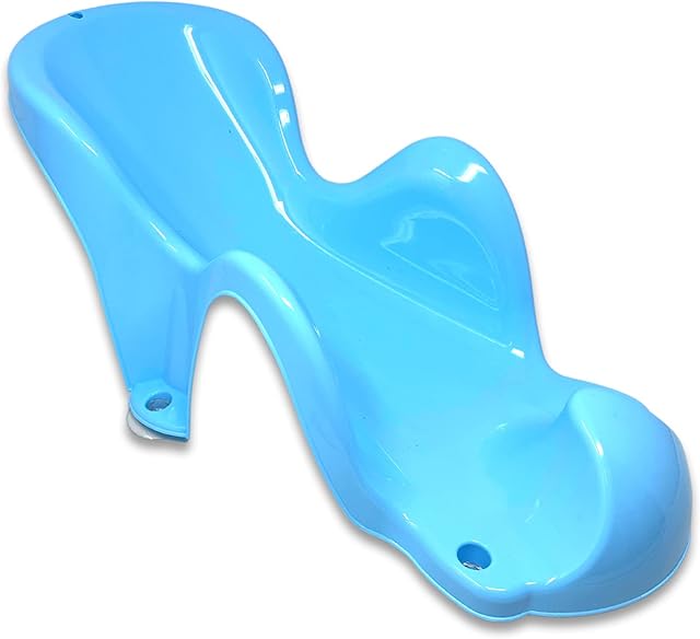 3 in 1 Ergonomic Shaped Baby Infant Toddler Child Bath Support Seat Safety Bathing Safe Dinning Play BPA Free, Kids Support Seat Chair (Blue - Baby Bath Seat)