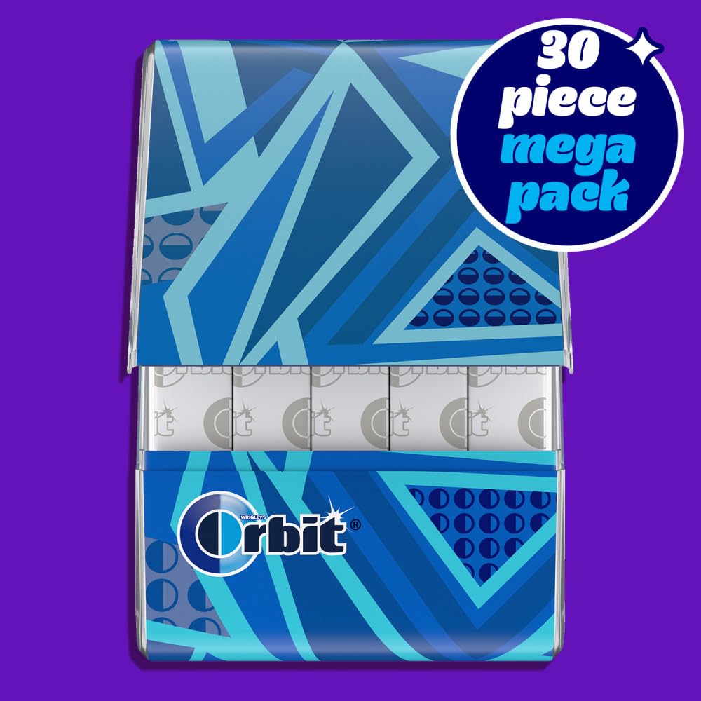 Orbit Peppermint Sugar Free Chewing Gum - 30 Piece Pack Of 6 - 32.1 Ounce (Pack Of 6)