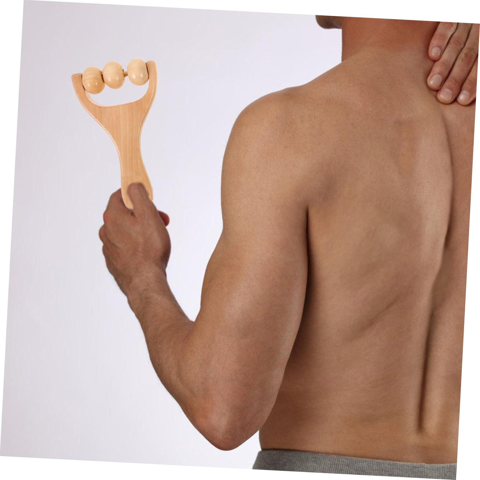 VICASKY Holz Massageroller für Fußmassage und Faszienrollen Tragbarer Handroller für Beinerholung Unterarmrolle 1 Satz