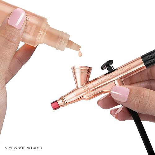 Miniatura 6 de LUMINESS Base de aerógrafo 4 en 1 Rose - Shade 010, 0.50 onzas