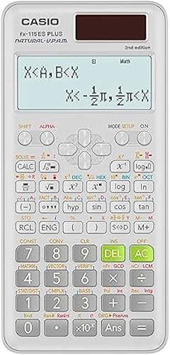 Casio fx-115ES Plus 2nd Edition - Calculadora científica avanzada | Más de 280 funciones, pantalla de libros de texto natural℠ | Ideal para