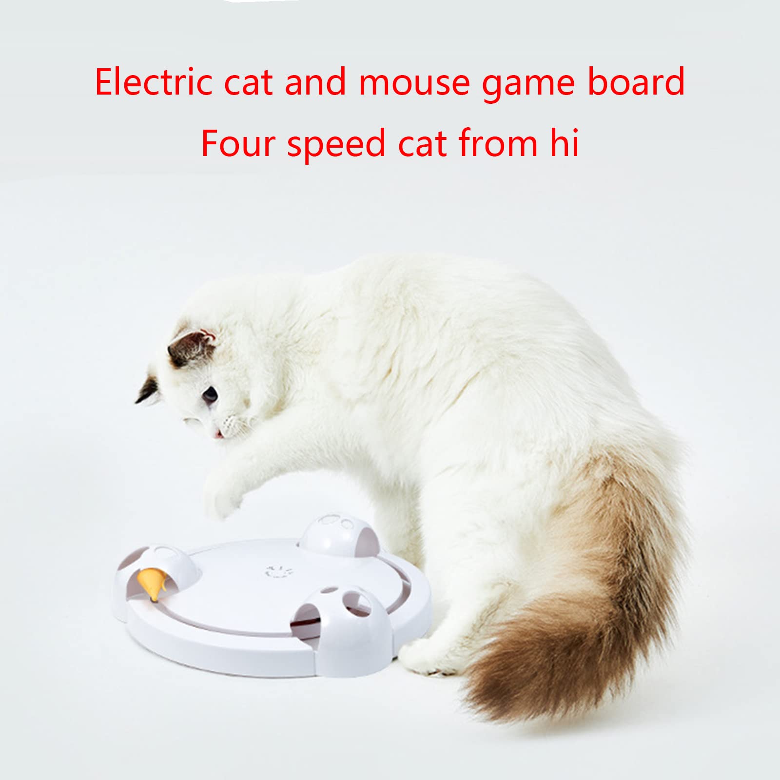 Jouet interactif pour Chats, Souris, Exercice Amusant, Souris Mobile électrique, Chaton, Batterie, Teaser interactif pour Le Mouvement électrique d ' intérieur, stimule l ' Exercice de Chasse