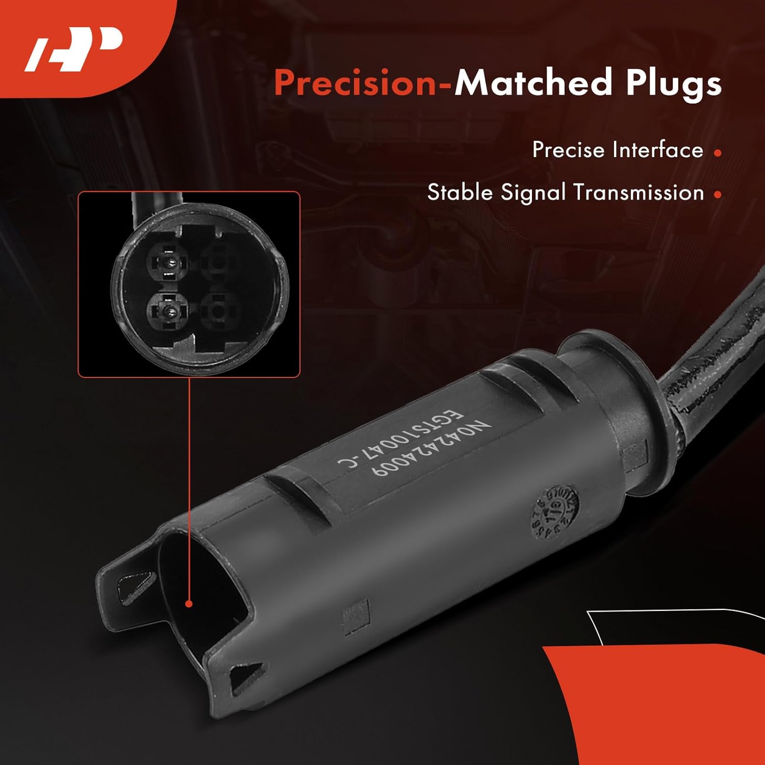 A-Premium Exhaust Gas Temperature Sensor Compatible with BMW M5 2006-2010 5.0L, M6 2006-2010 5.0L, Alpina B7 2007-2008 4.4L - Replace# 11787836452