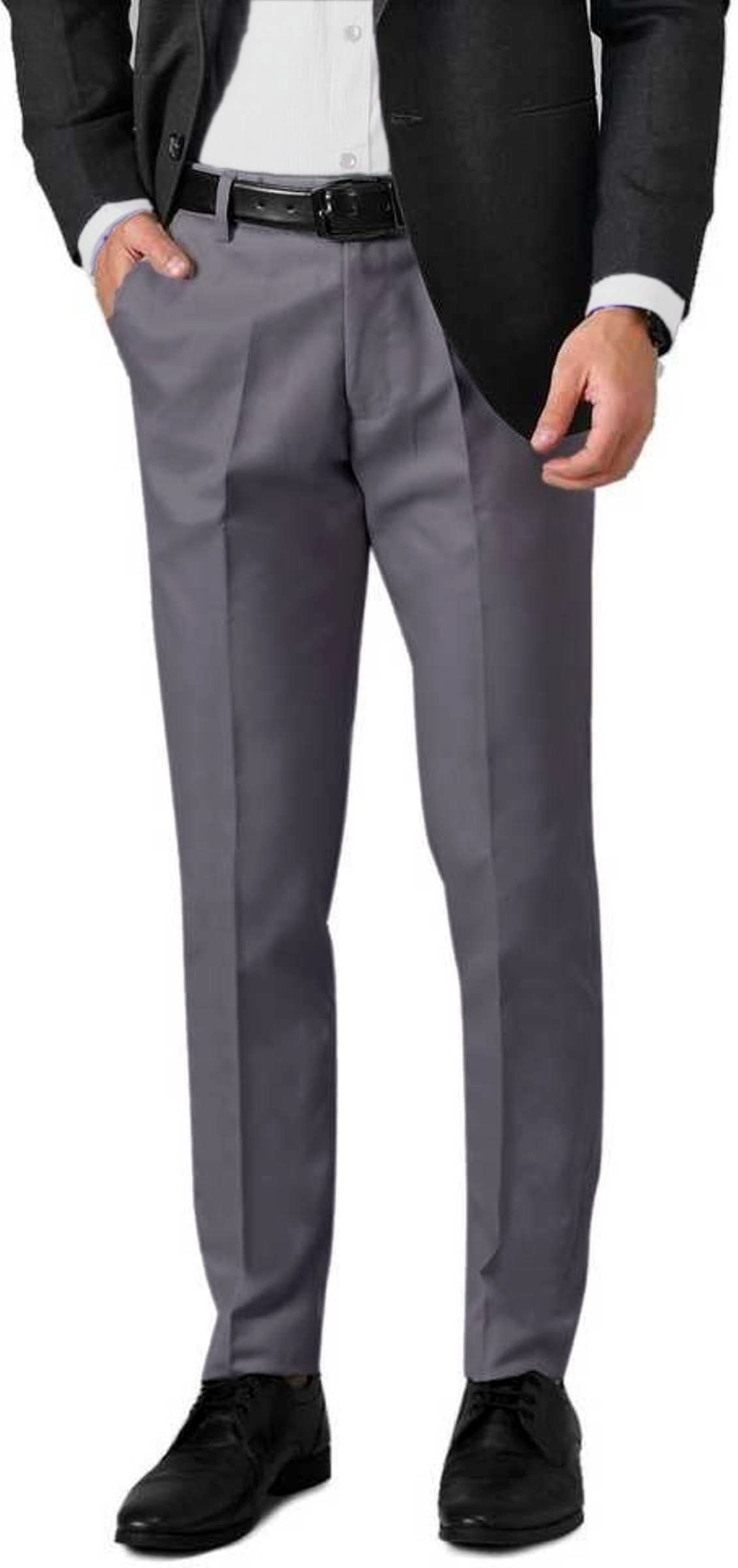 elanhood Men's Slim Fit Formal Trousers/Pant-picture-17