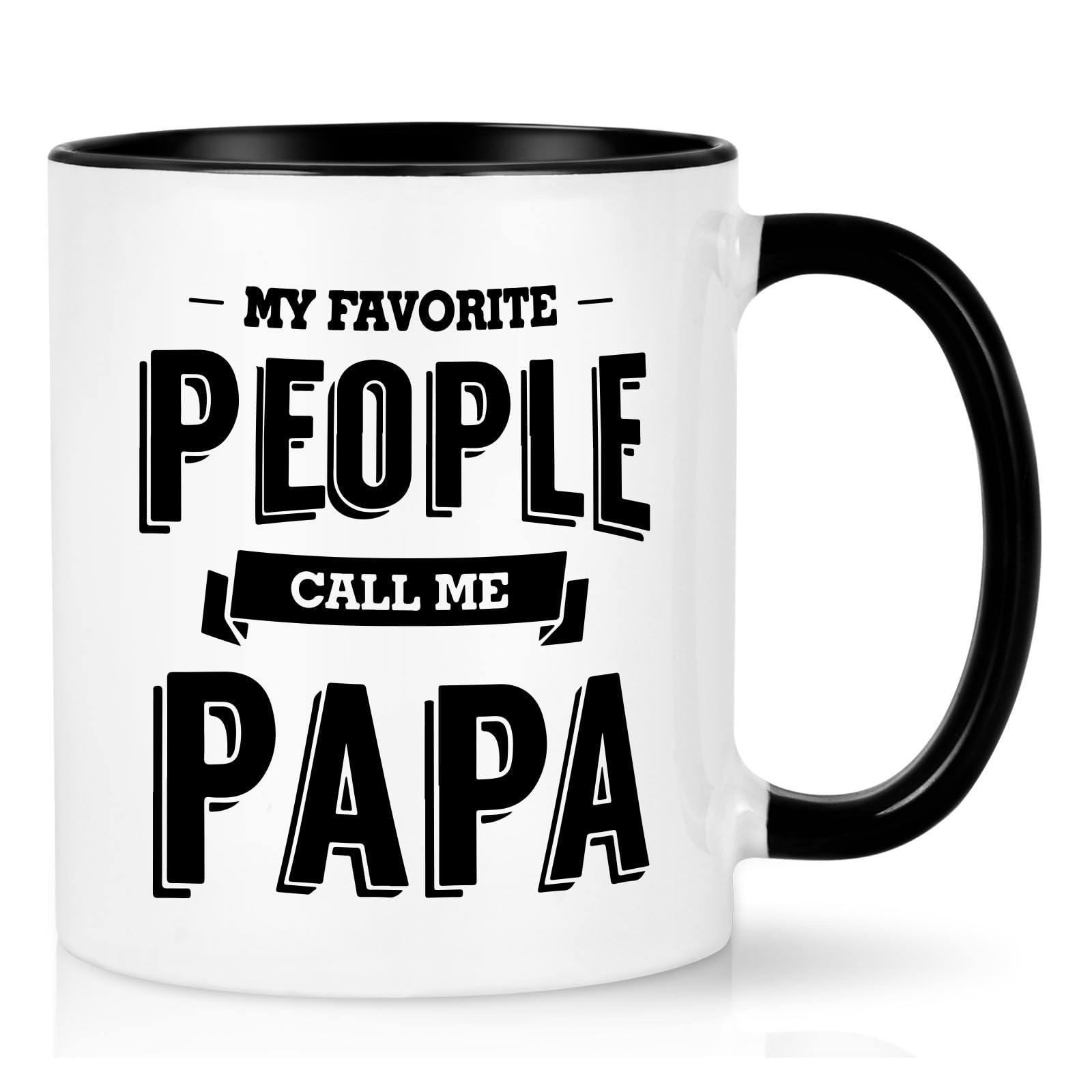 Joymaking Funny Dad Gifts for Fathers Day, 11oz Mug Papa Gift, Dad Gift from Daughter Son Step-Dady Gifts for Father's Day Birthday Christmas, Black โ image 1