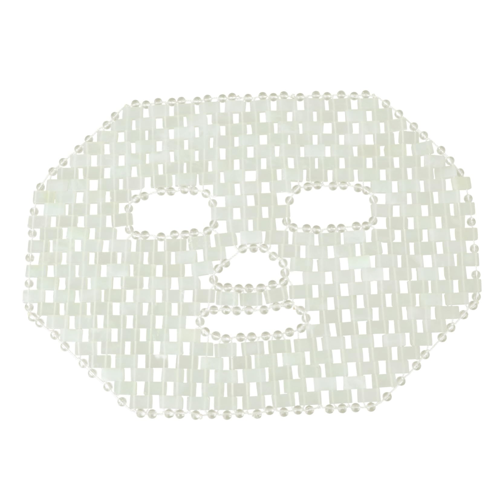 INOOMP Natürliche Jade Maske Gesichtsmaske mit Schmerzlindernder und Muskelentspannung für Zuhause 100% Jade Material Grün