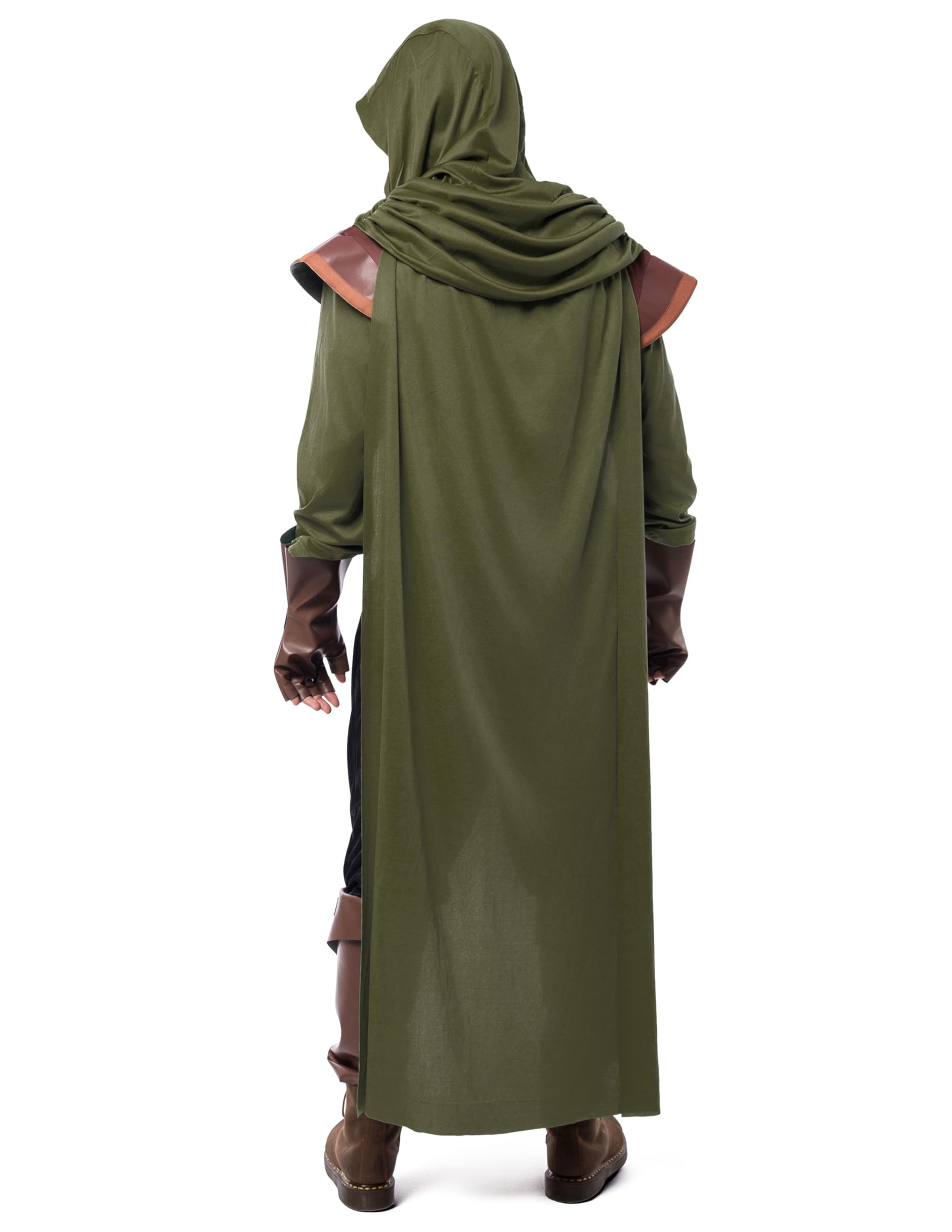 Spooktacular Creations Set Costumi Robin Hood da Uomo Vestito da Arciere Freccia Costume da Eroe per Halloween Dress Up Party