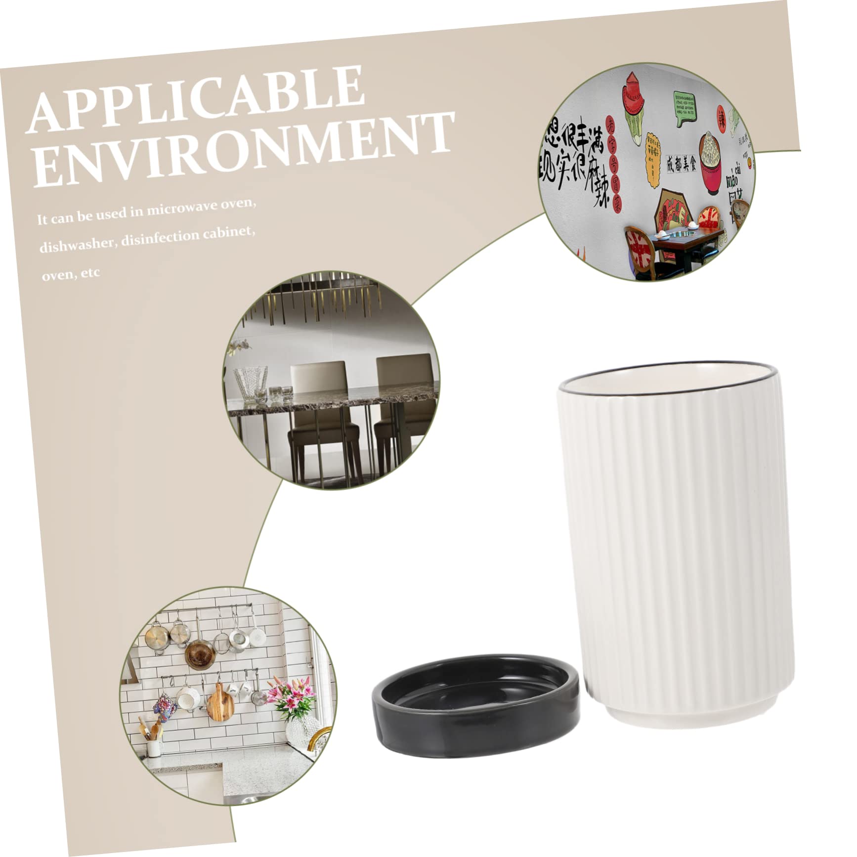 Porte-ustensiles En Céramique Blanc Multifonctionnel Organisateur Cuisine Support Pour Baguettes Drainage Amovible Pour Comptoir Accessoire Pratique Pour Ustensiles Cuisine