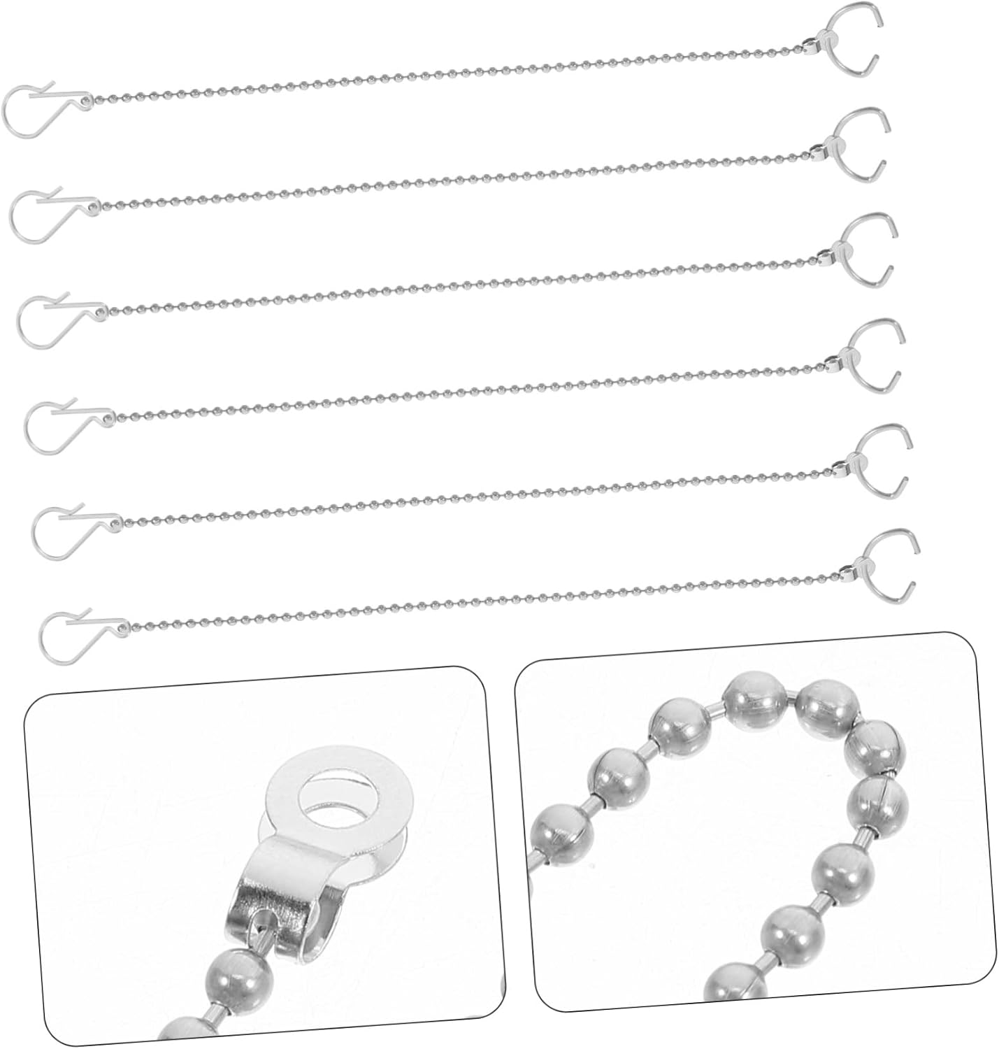 OSALADI 30pcs Toilet Flapper Chain Replacement Kit Flapper Chain for Toilet Parts
