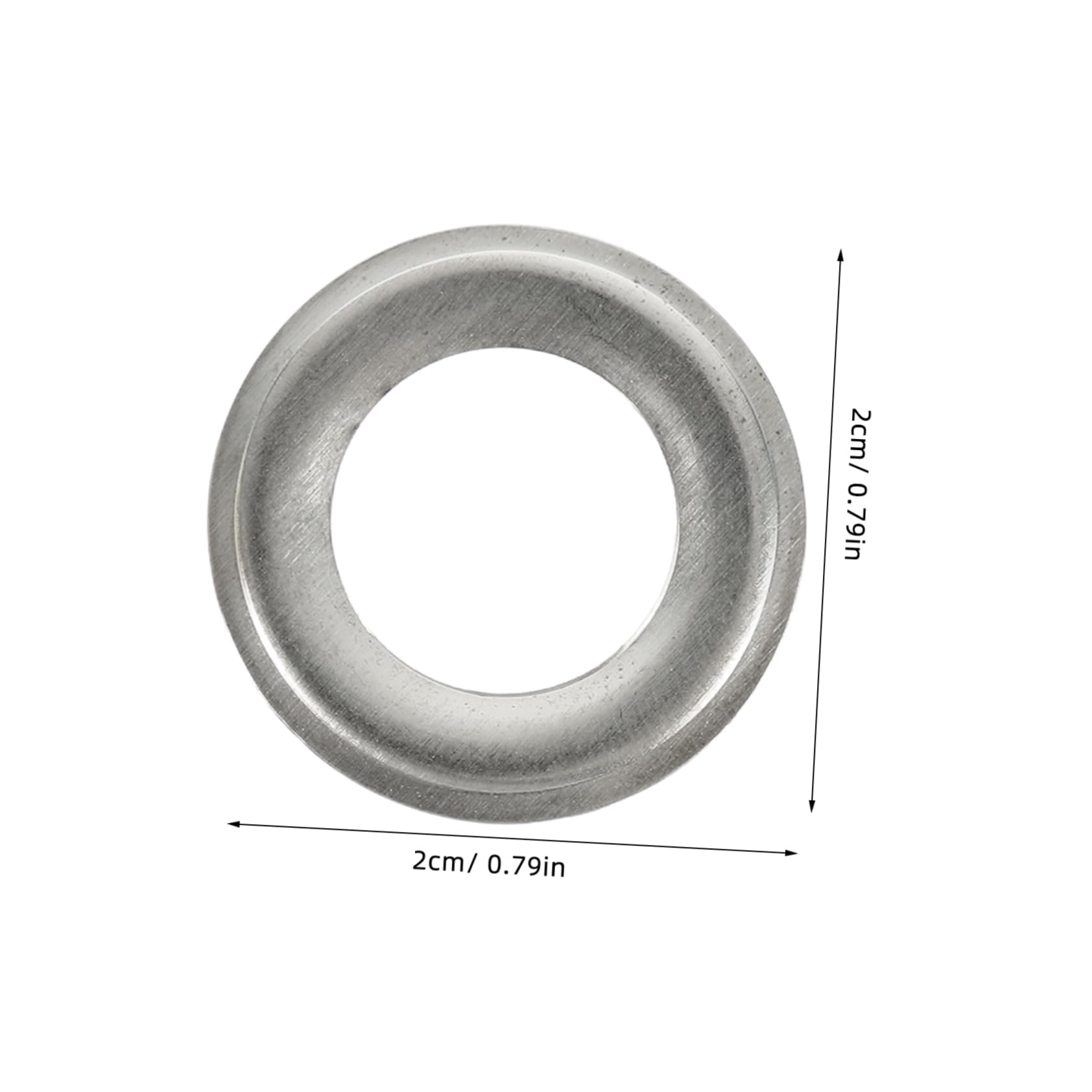 Kit Installazione Occhielli Passacavo 100 Set Argento Ferro | Fissaggio Rapido, Uso Versatile, Confezione Portatile 100 Pezzi per Cantieri e Attività Outdoor