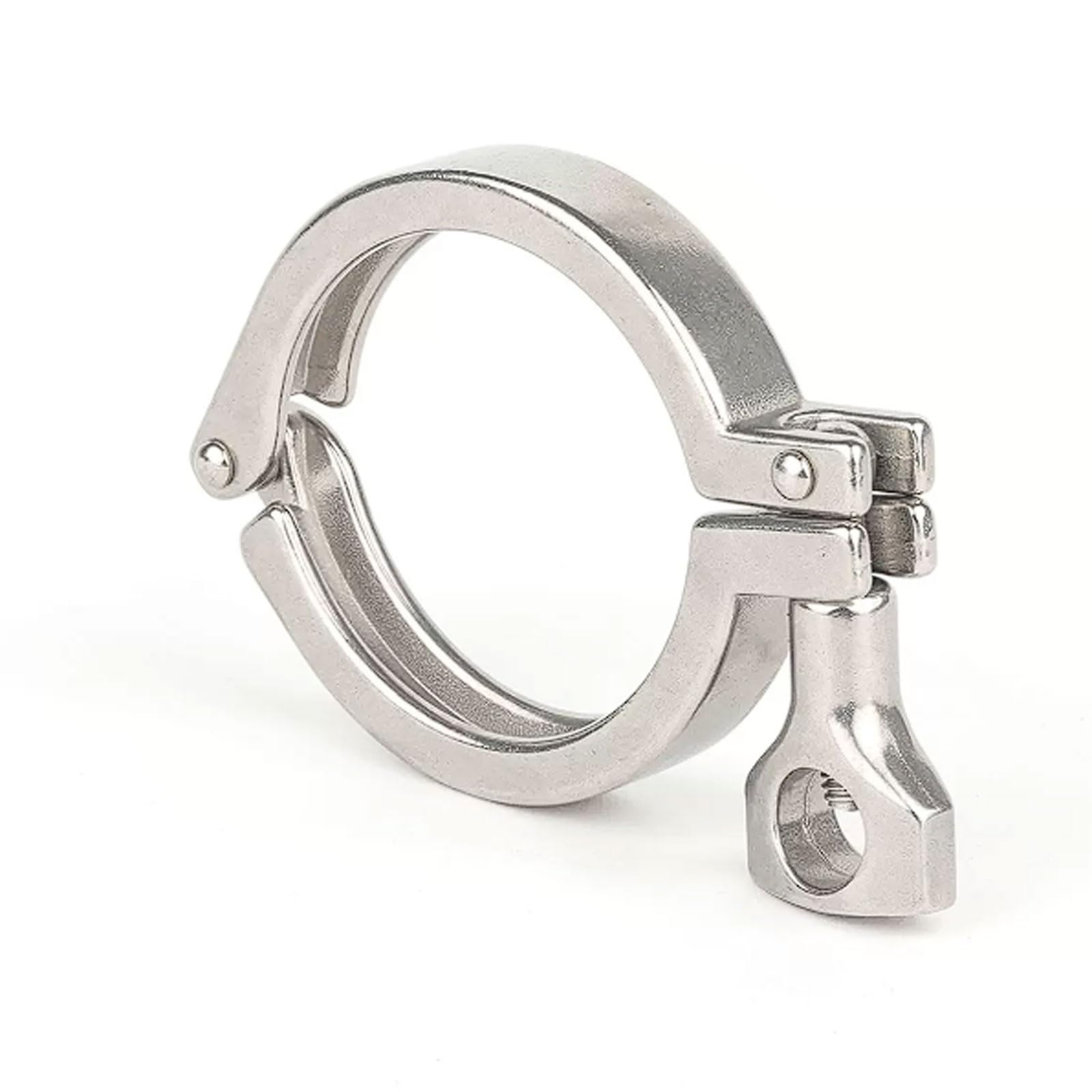 Esmen Uae One Color 316 Stainless Steel Pipe Clamps, Precision Cast Heavy Duty Thickened Quick-Connect Couplings, Chucks For Industrial Piping Tube Fittings(Heavy Duty K50.5)