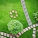 Relaxdays Pflasterform, 9 Kammern, HBT 4x42x42cm, Pflastersteine streichen, Garten Trittplatten, Beton Gießform, schwarz