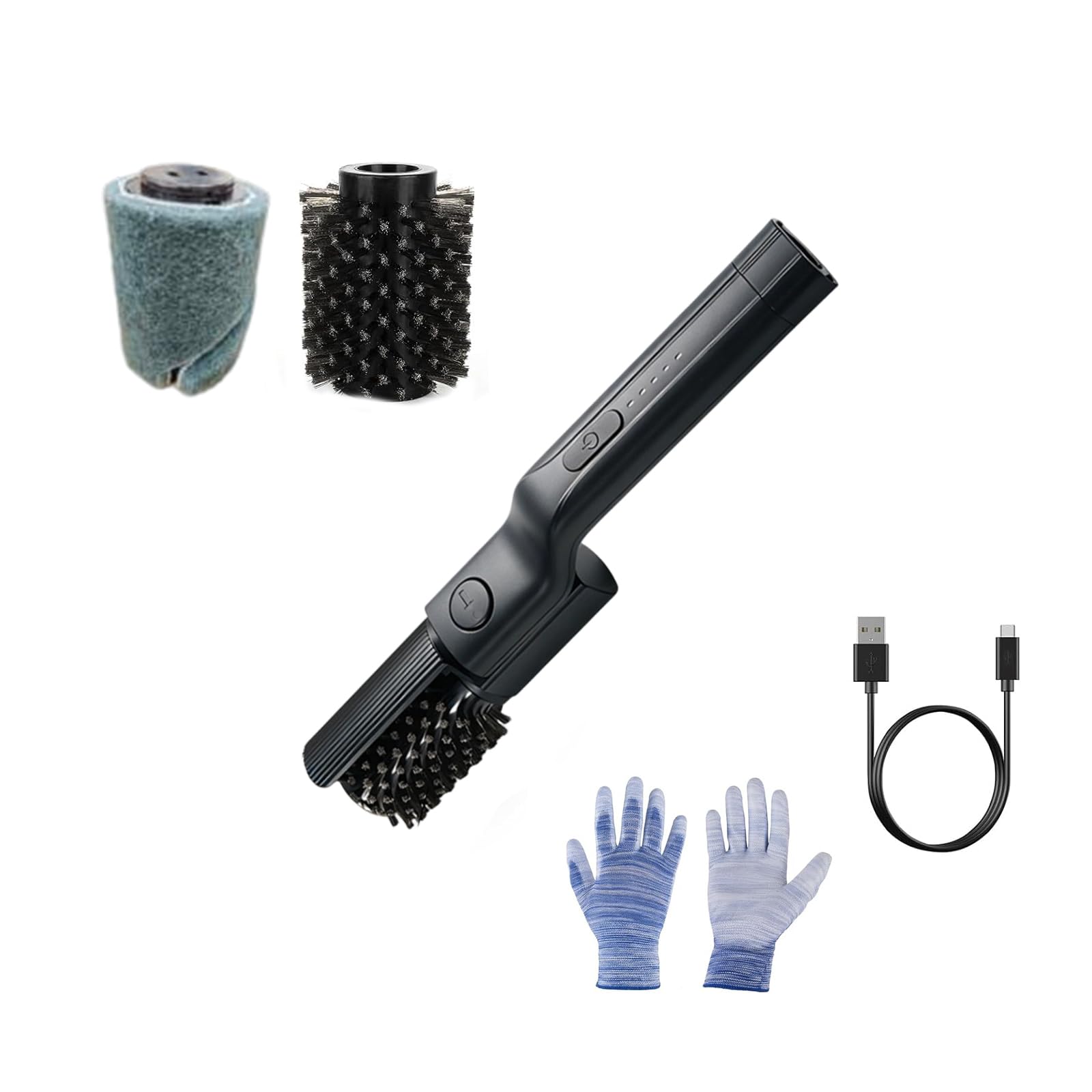 our fave Battery Operated Cooking Tool with Adjustable Speeds and Protective Gloves for Safe Maintenance Heavy Duty Barbecue Brush