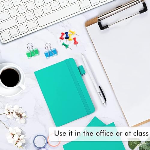 Miniatura 5 de Feela - Paquete de 15 cuadernos pequeños de bolsillo a granel, mini cuadernos de notas memo de tapa dura con líneas universitarias y soporte para