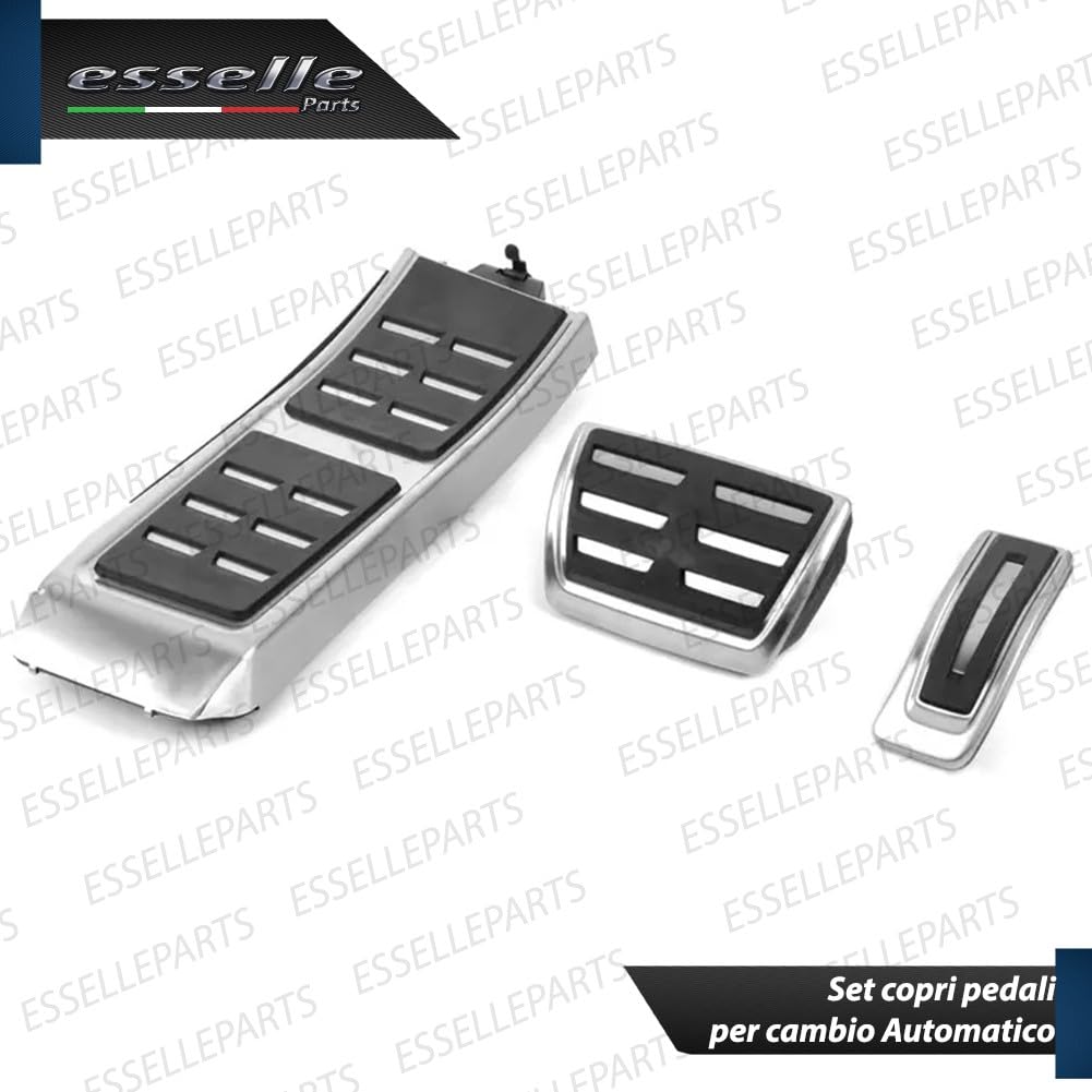 Set Pedaliera Copripedali + Poggiapiede per Audi Q5 8R Cambio Automatico