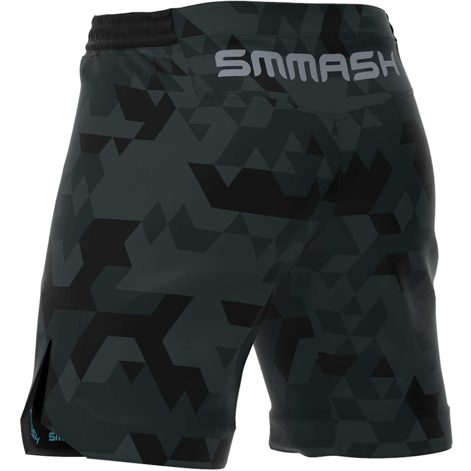 SMMASH Short D'entraînement Sport pour Homme Pantalon De Boxe Thaibox Muay Thai MMA Gym Fitness Respirant Fermeture Velcro Résistant Ultraléger