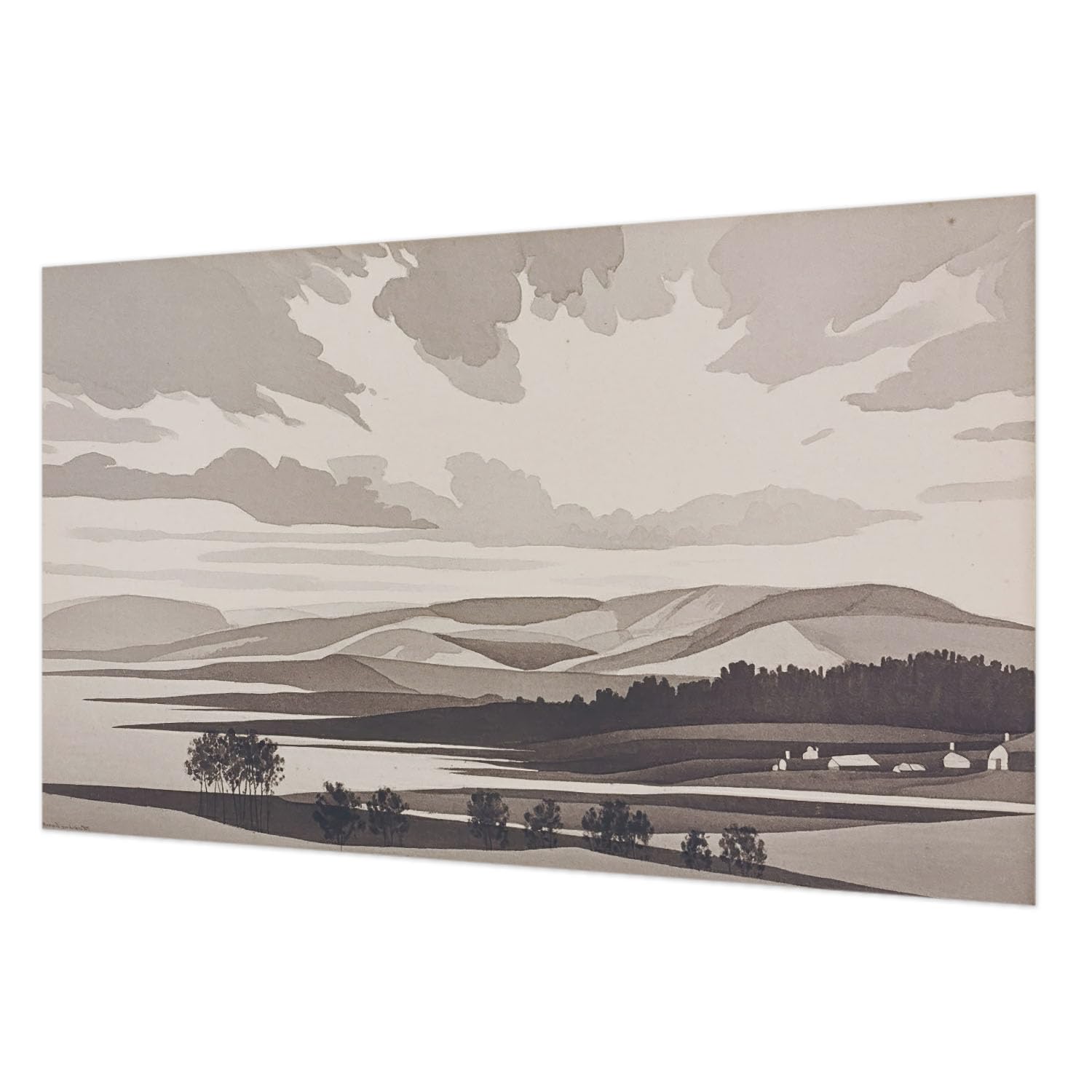 Papier peint intissé paysage zen pour créer un salon apaisant et lumineux