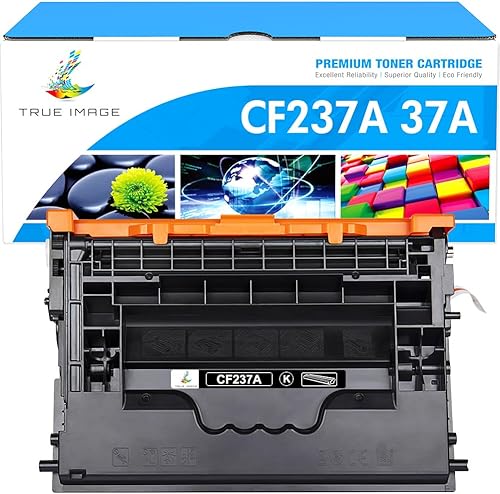 TRUE IMAGE Cartucho de tóner de repuesto compatible para HP 37A CF237A 37X Work para impresora Enterprise M607n M608dn M609 M608n M607dn M608x M609x