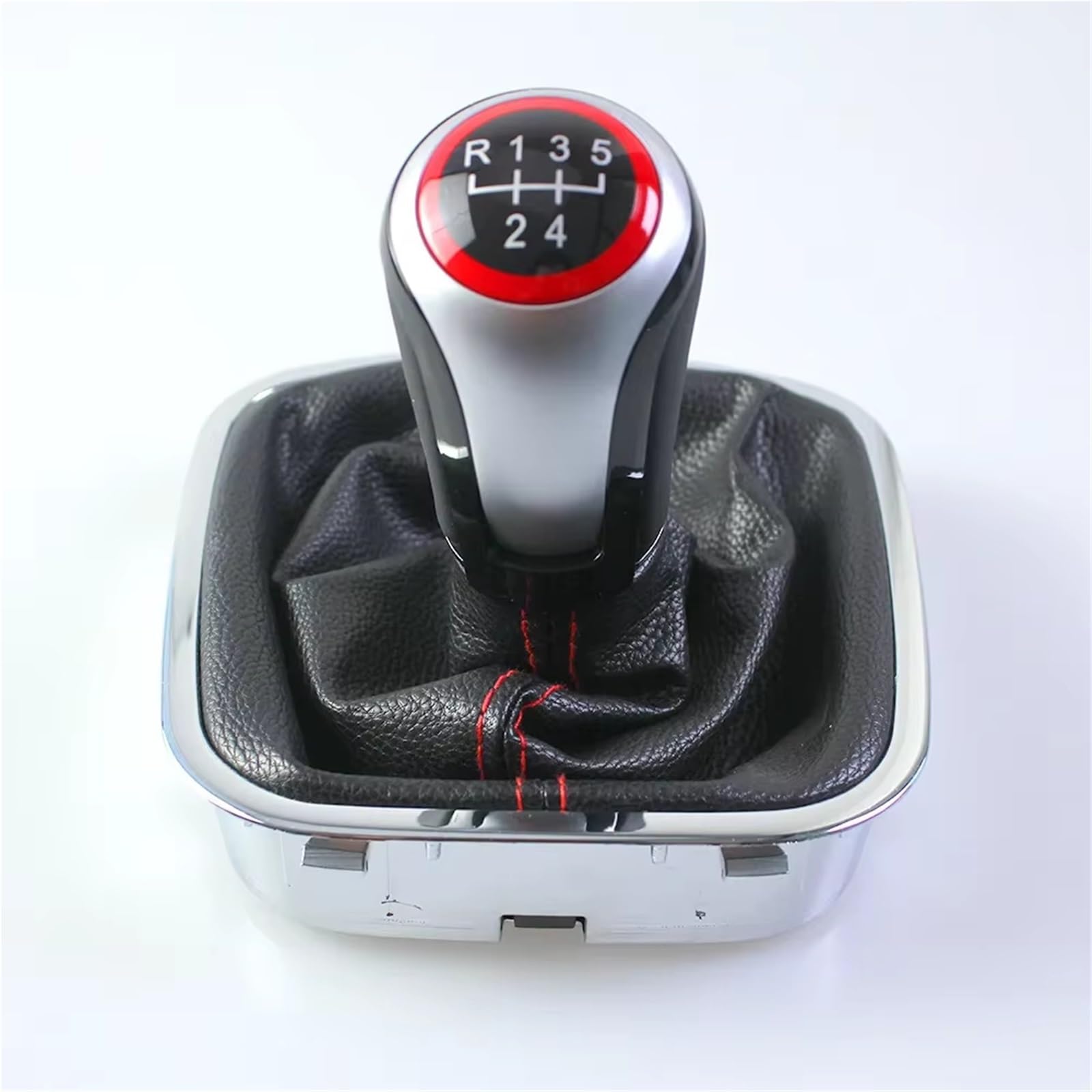 Cvcmgdgnea 5Speed For 6R 6C 2011-2019 Mt Gear Shift Knob 5/6 Speed Level Change With Gaiter Boot Cover For Hatchback Sedan Gear Shift Knob Manual