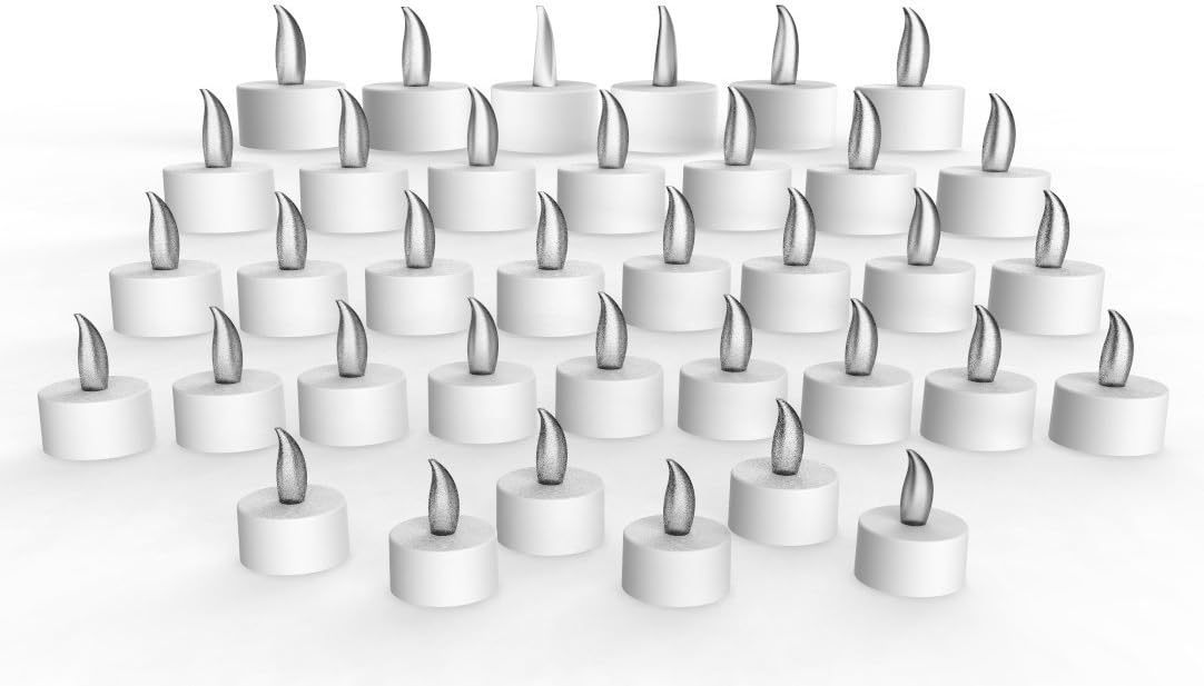 Flameless LED Tea Light Candles, Vivii Batterypowered