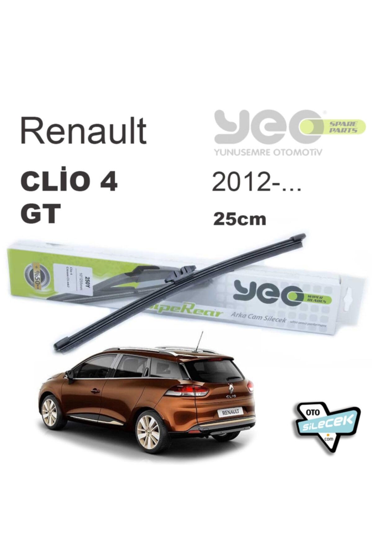 Yeo Renault Clio 4 Grandtour ile Uyumlu Arka Silecek 2012-..