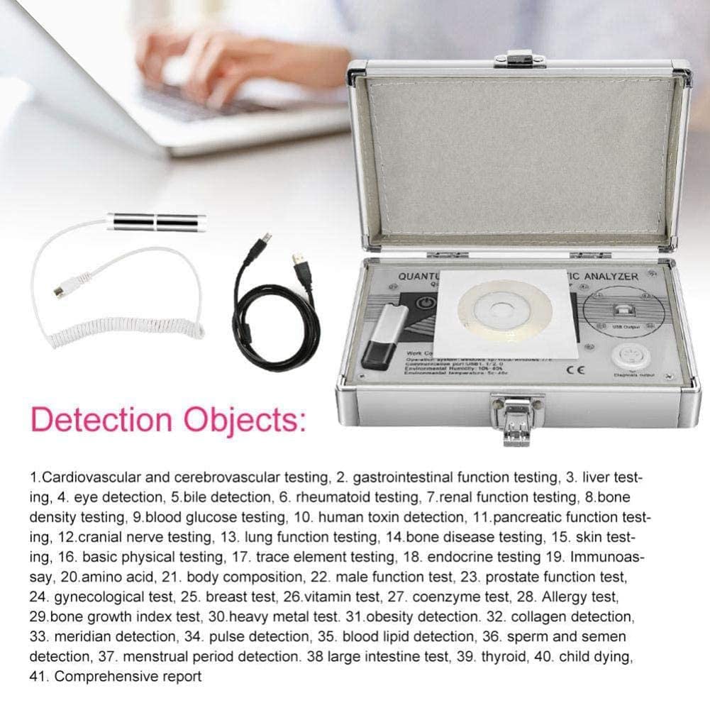 Quantum Magnet Resonanz Körper Gesundheit Analysegerät - Quantum Therapy Analyzer - Resonanzanalysator - Neueste 45 Berichte Quantum Magnet Resonanz Körper Analysegerät