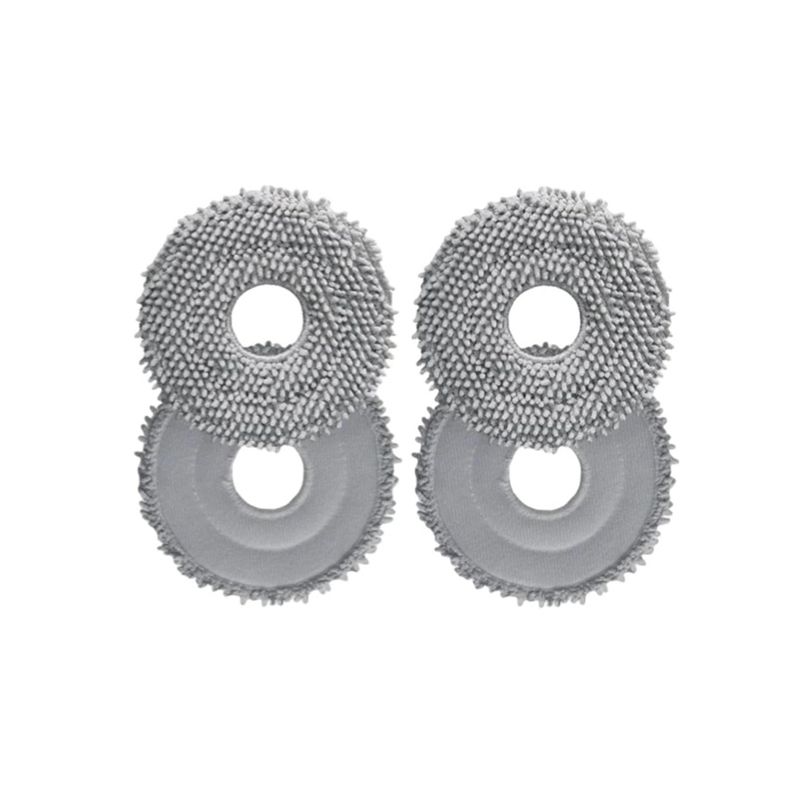 XRHBDXLA Mop Cloth Accessories,Compatible For Roborock，Qrevo Maxv/Qrevo Pro/Qrevo Master Robot Vacuum Cleaner Spare Parts(Mop 4PCS)