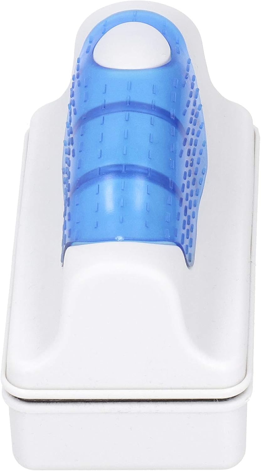 Aquarium Strong Magnetic Cleaner Brush, Glass Algaes Scraper Removal Cleaning Brush Floating Cleaner Scrubber Tool Fish Tank Algaes Cleaning Tool with Non Slip Griped Handle