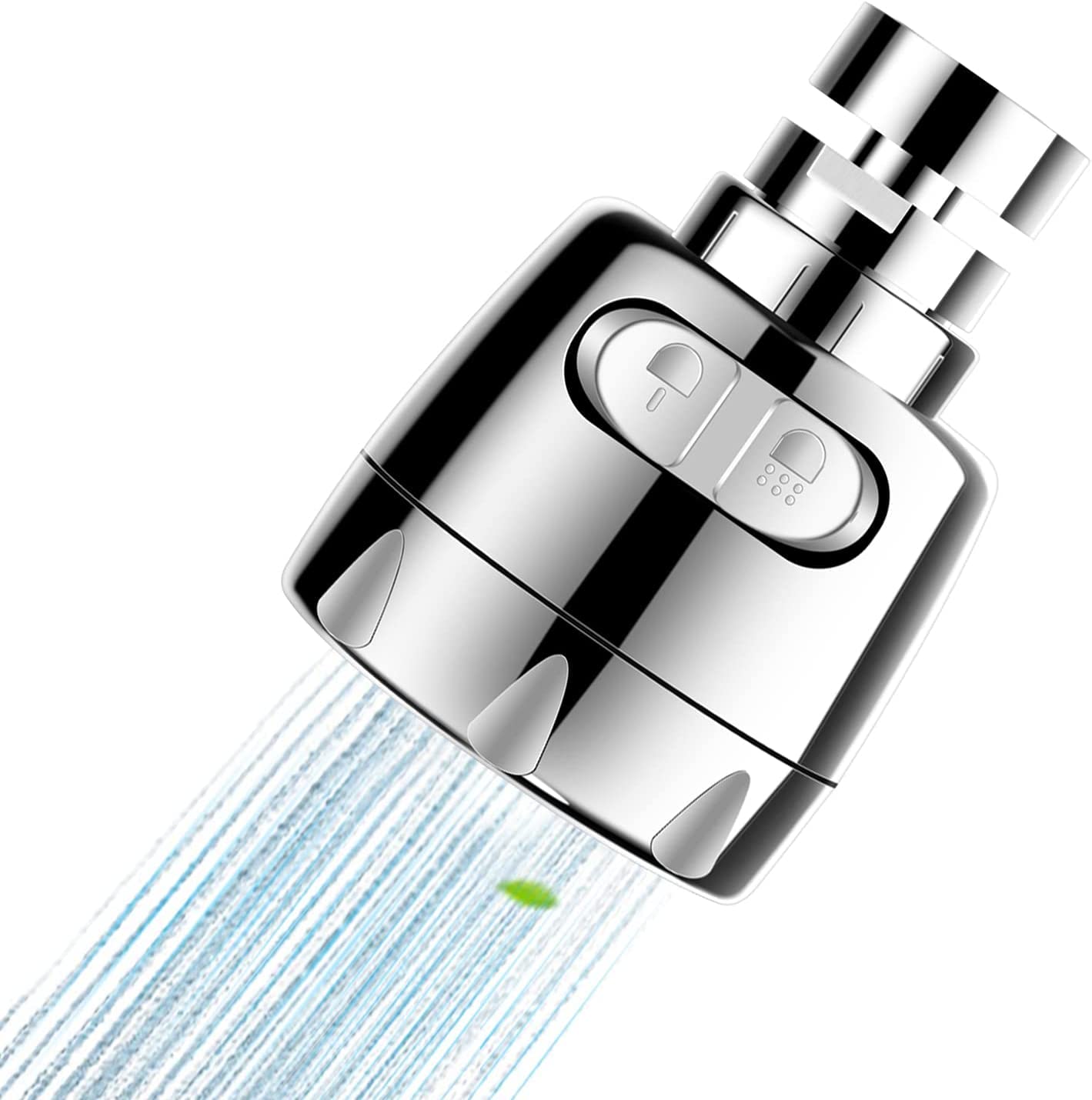 SIYANSHU Faucet Aerator, 2022 Kitchen Sink Faucet Sprayer Head 360° Rotatable, High Pressure and Anti -Splash Water Saving Faucet Spray Head Bubbler for for Faucet Replacement Head, (B0BQWKYS1R) Amazon Price History, Amazon Price Tracker