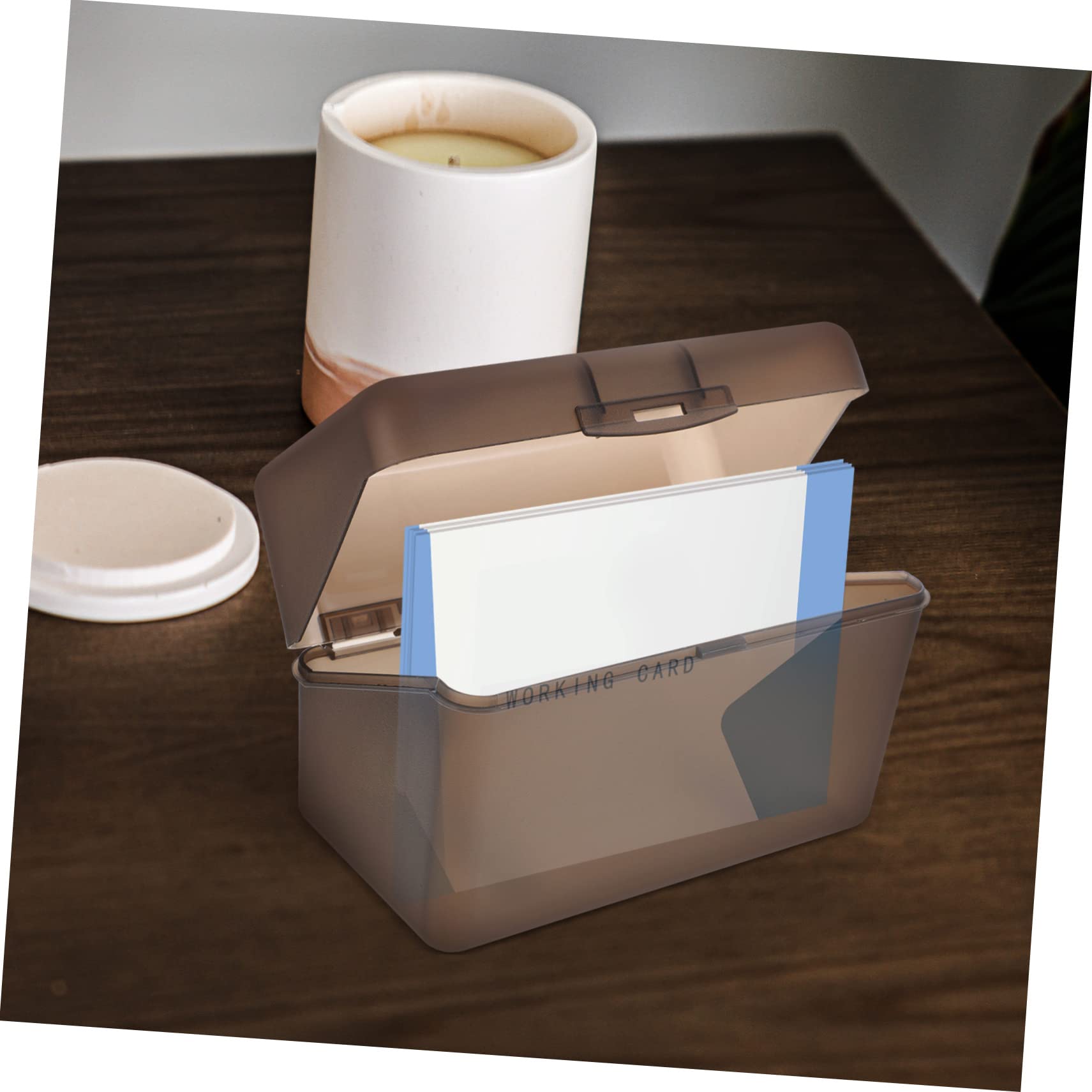 TEHAUX 5pezzi Biglietti Visita Organizer Per Visita Multifunzionale Per e Casa Design e Resistente Pp