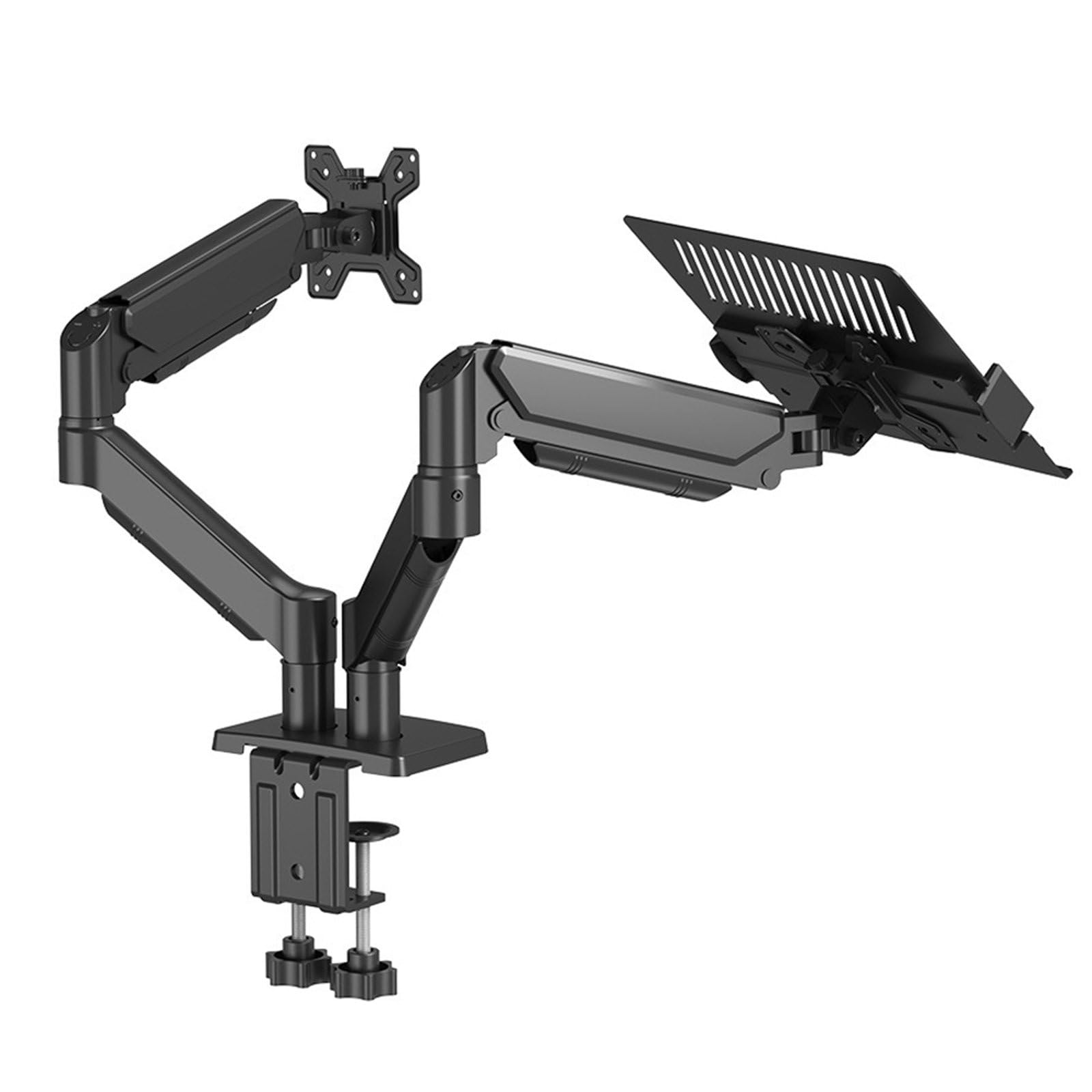 Supporto Per Doppio Monitor, Braccio Ergonomico Da Scrivania Per Monitor Da 17 A 32 Pollici – Portata Fino A 10 Kg (22 Lbs) – Regolabile In Altezza, Girevole, Inclinabile E Ruotabile