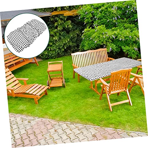 Nappe de pique-nique rectangulaire housse table ajustée camping Milisten