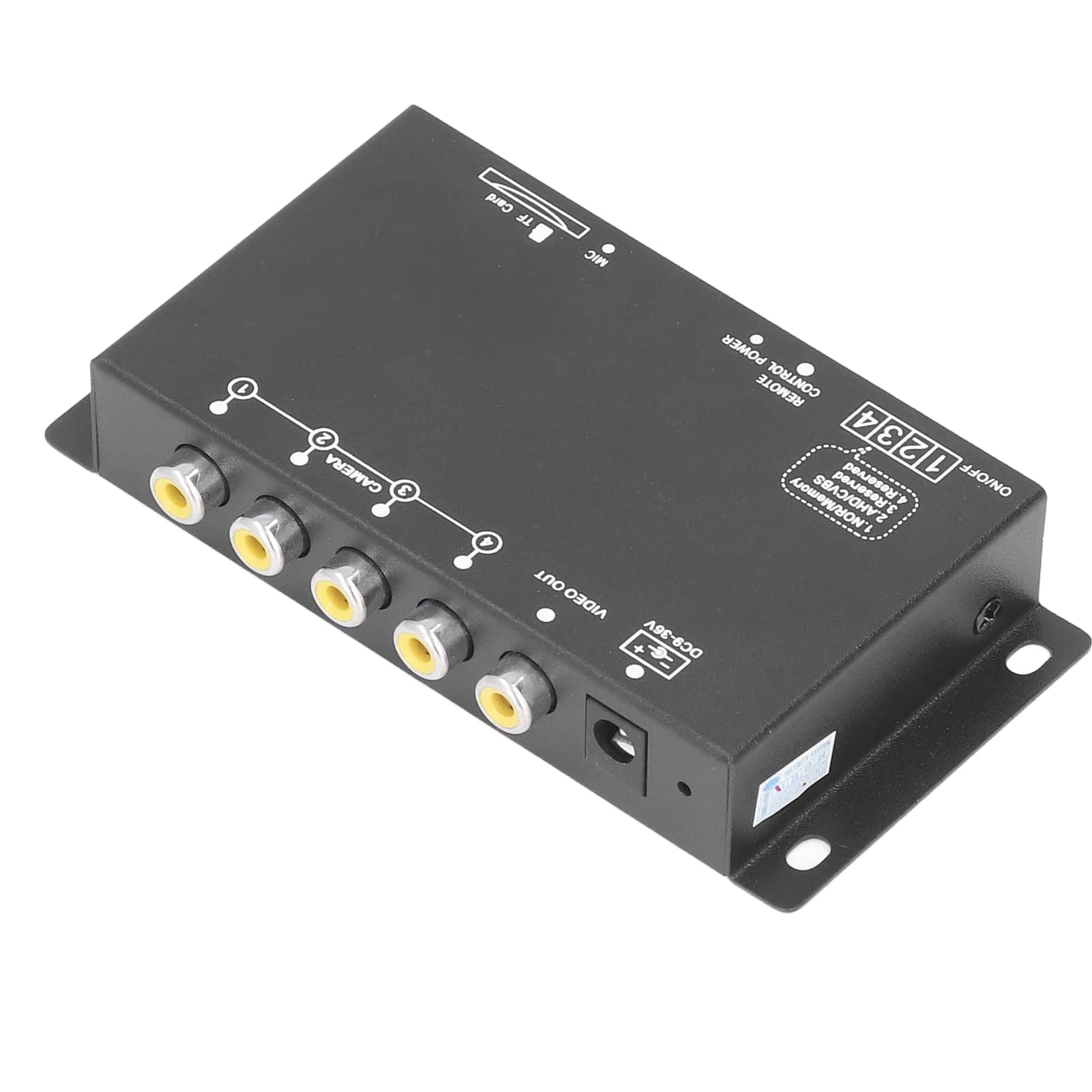 Cyfrowy Rejestrator Wideo Pojazdu, Samochodowy Zestaw do Nagrywania Wideo DVR, Mobilny Cyfrowy Rejestrator Wideo 4-kanałowy Mini MDVR 1080P do Autobusów Szkolnych Cysterny Pojazdy Inżynieryjne