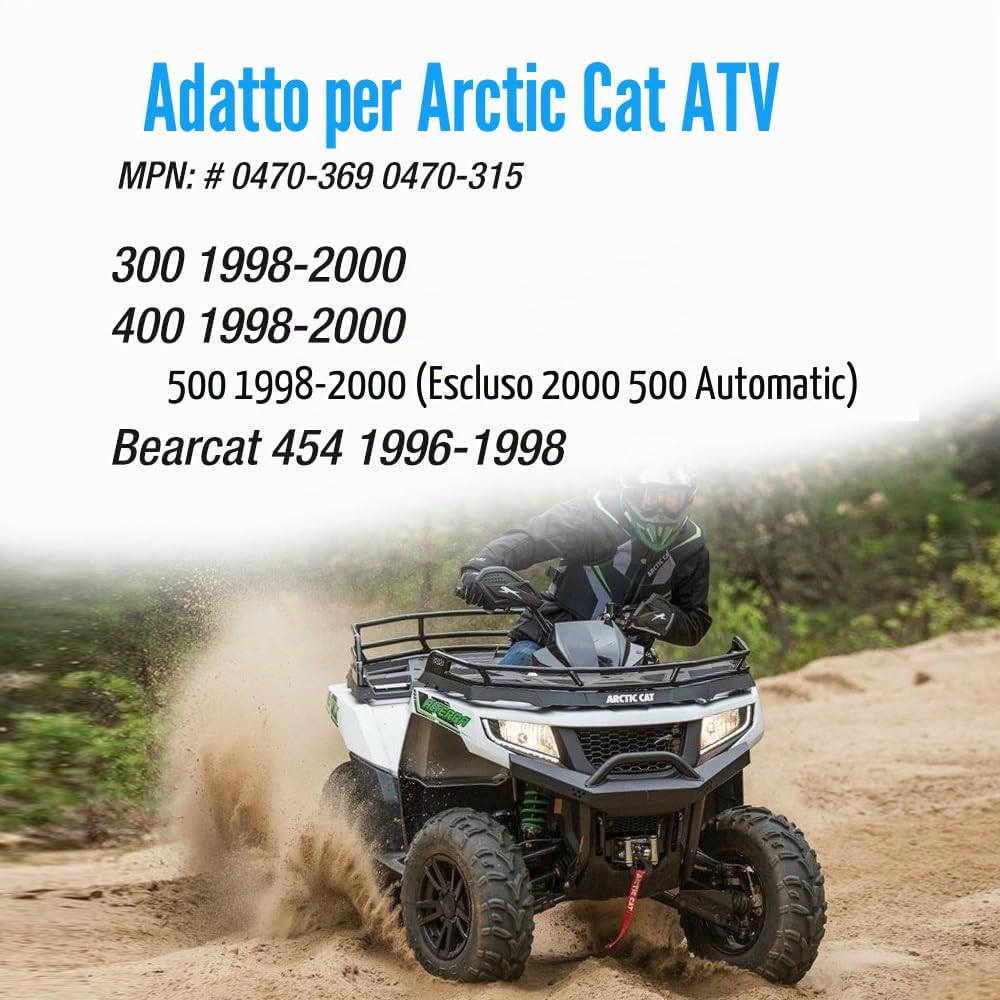 Indicatore livello carburante adatto per Arctic Cat Quad 300 400 500 Bearcat 454 1996 1997 1998 1999 2000 benzina tappo serbatoio