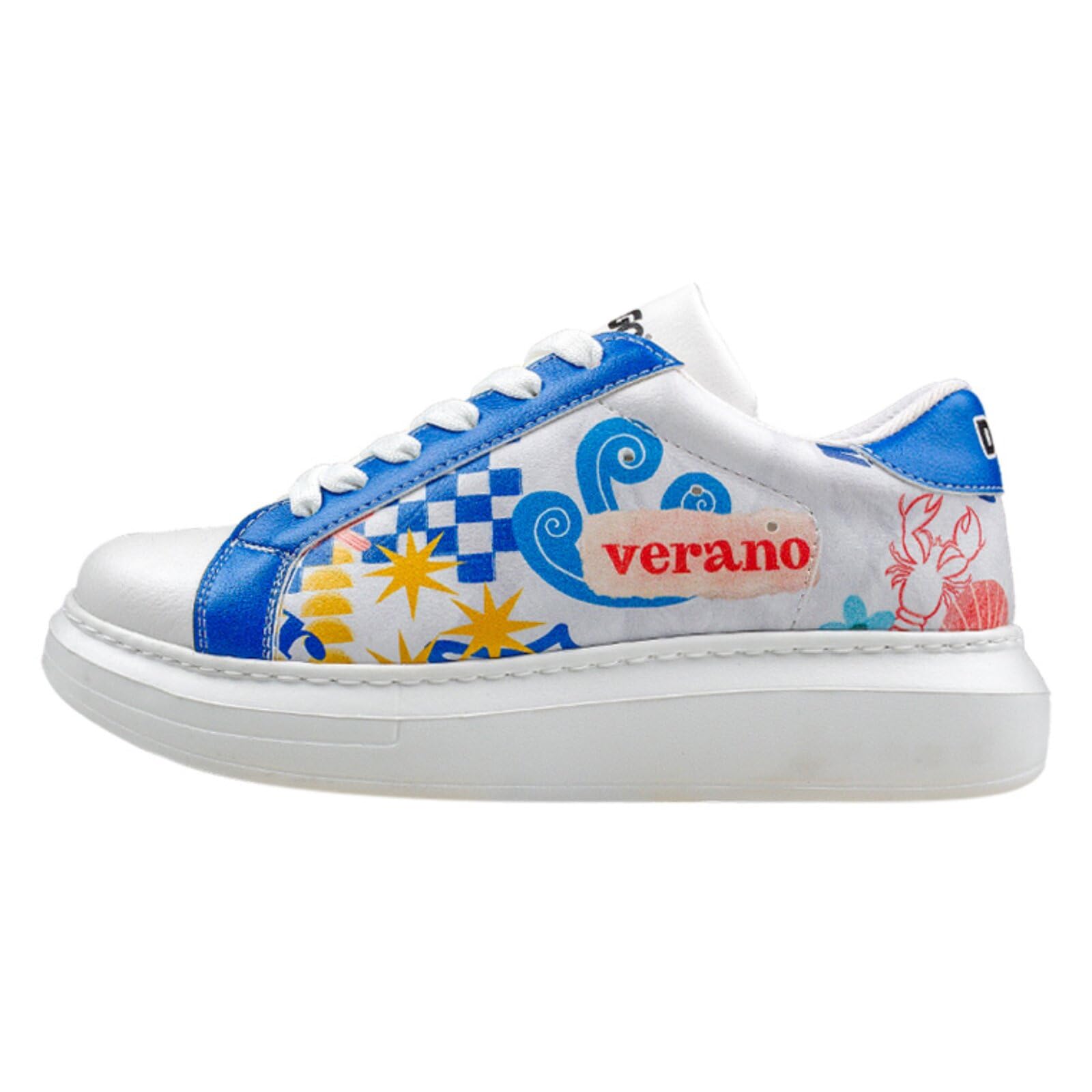 DOGO Damen Sneaker - Vegan Atmungsaktiv Mehrfarbig Damen Sneaker