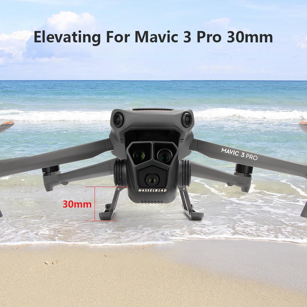 Carrello di atterraggio esteso per Mavic 3 Pro Altezza Extender Protector Piedi di atterraggio Compatibile con DJI Mavic 3 pro