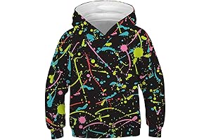 Ainuno Galaxy Wolf Boy's 3D Hoodie: An Out-of-This-World Adventure