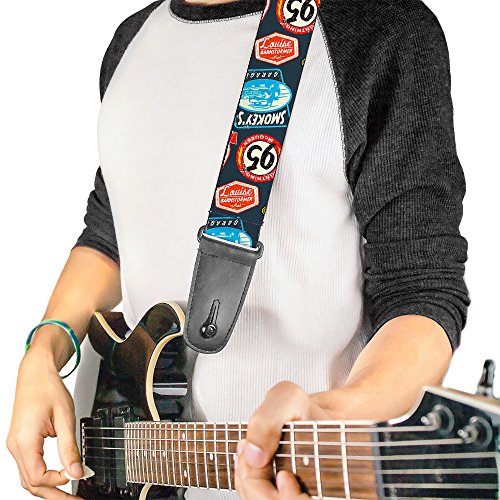 Buckle-down Gs-wdy407 Sangle de guitare – Cars 3 Voiture badge Icons2 Weathered diffuse Gris, 5,1 cm de large et 29–137,2 cm de long - Les Beatles, Paul McCartney, John Lennon, RIngo Starr, George Harrison Buckle-down Gs-wdy407 Sangle de guitare – Cars 3 Voiture badge Icons2 Weathered diffuse Gris, 5,1 cm de large et 29–137,2 cm de long – Image 3
